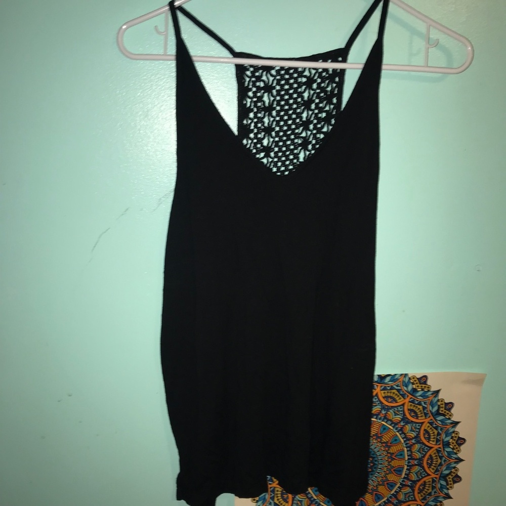 Old Navy Black Spaghetti Strap Tank Top